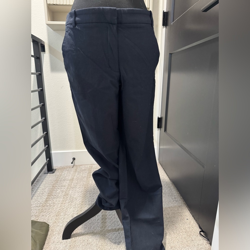 Kit and Ace Navy Cropped Pants Ankle Length